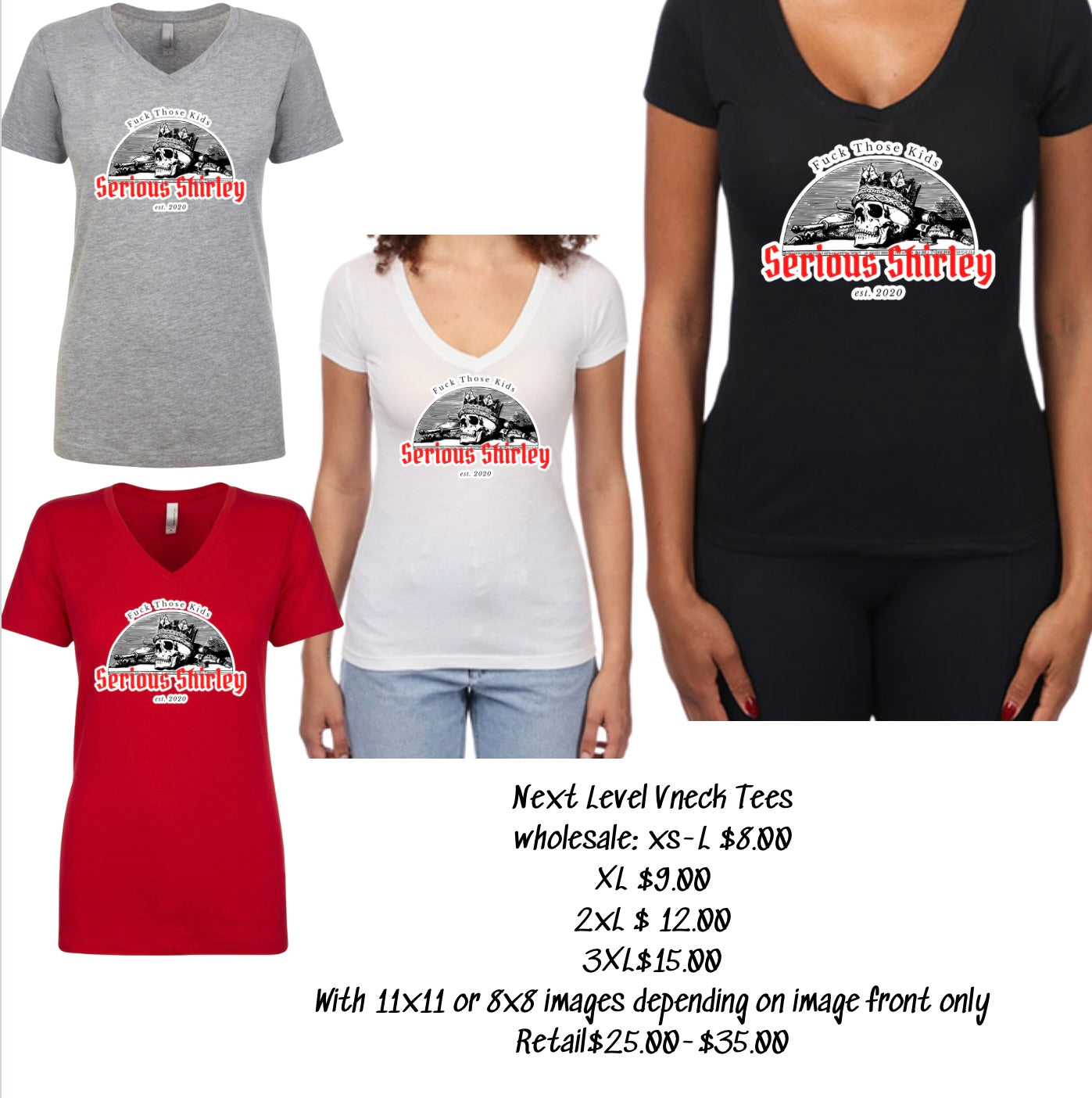 Fuck those kids Woman’s Vneck