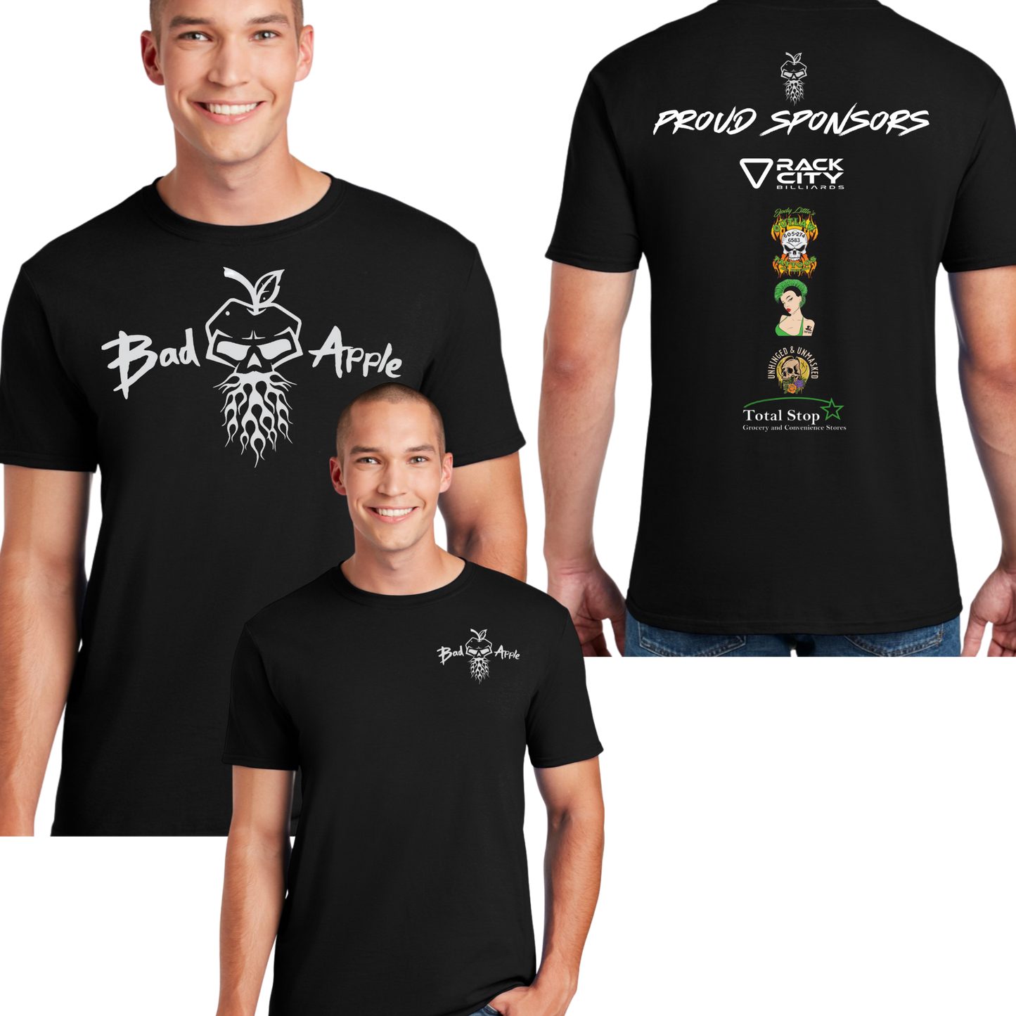 Bad Apple-Classic-Black Tshirt Retail