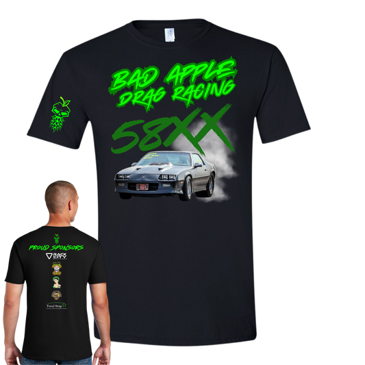 Bad Apple- Specialty Graphic Tee- 58XX Car-sleeve logo