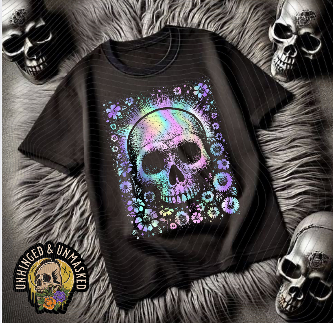 Skull iridescent
