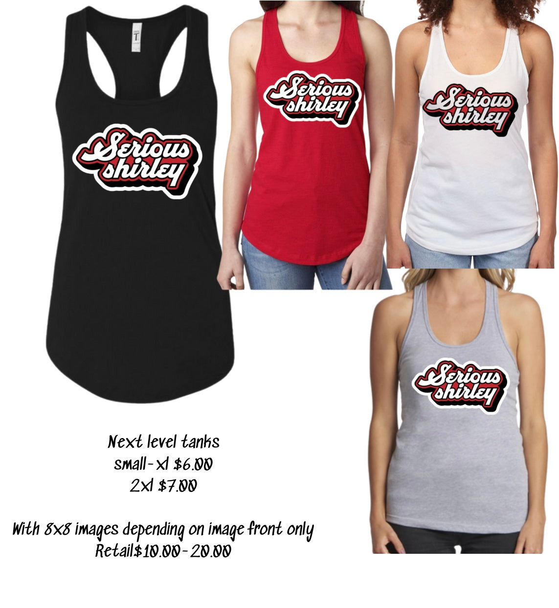 Serious Shirley Logo Woman’s Tank Top