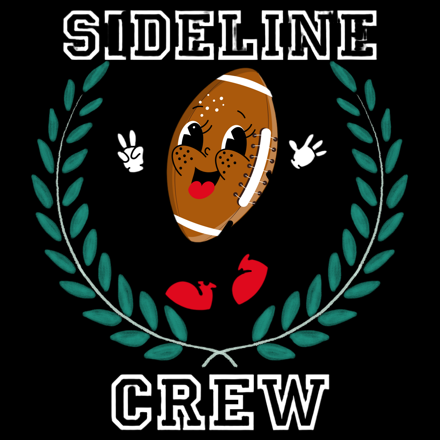 Side line crew football
