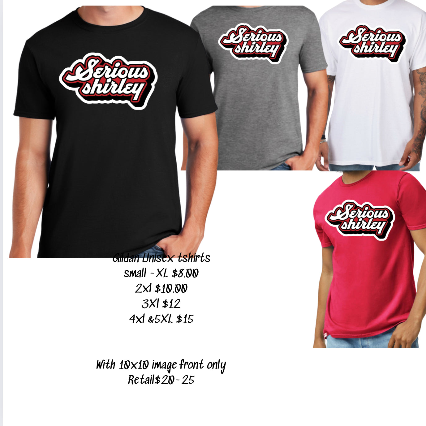 Serious Shirley Logo Unisex Tshirt