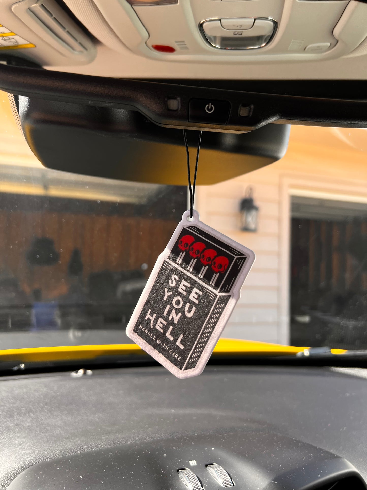 See you in hell air freshener