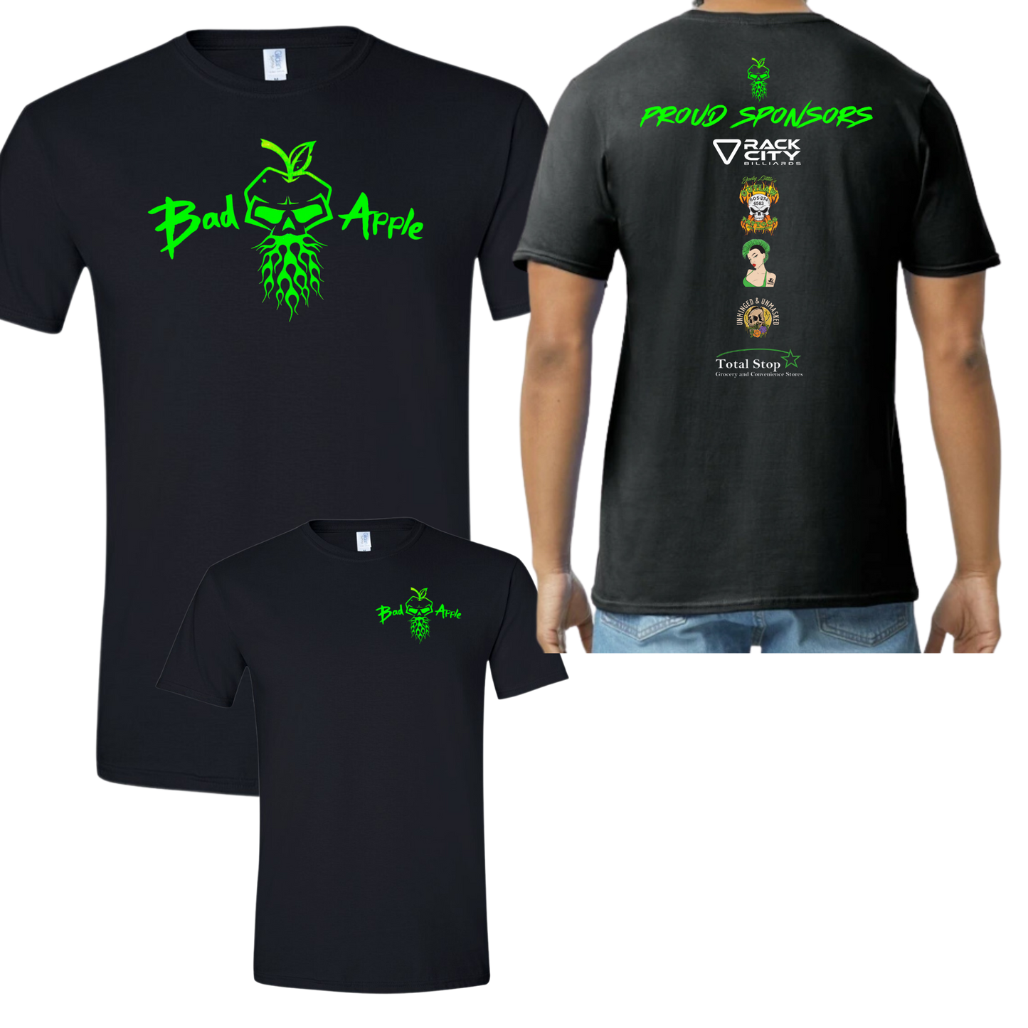 Bad Apple-Classic-Black Tshirt Retail