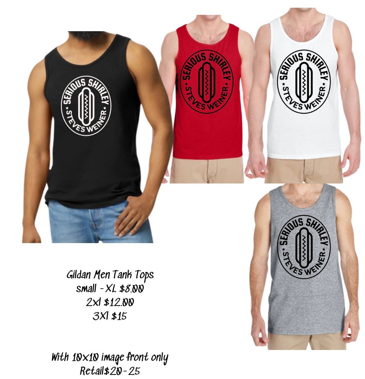 Steve’s Wiener Men’s Tank Top