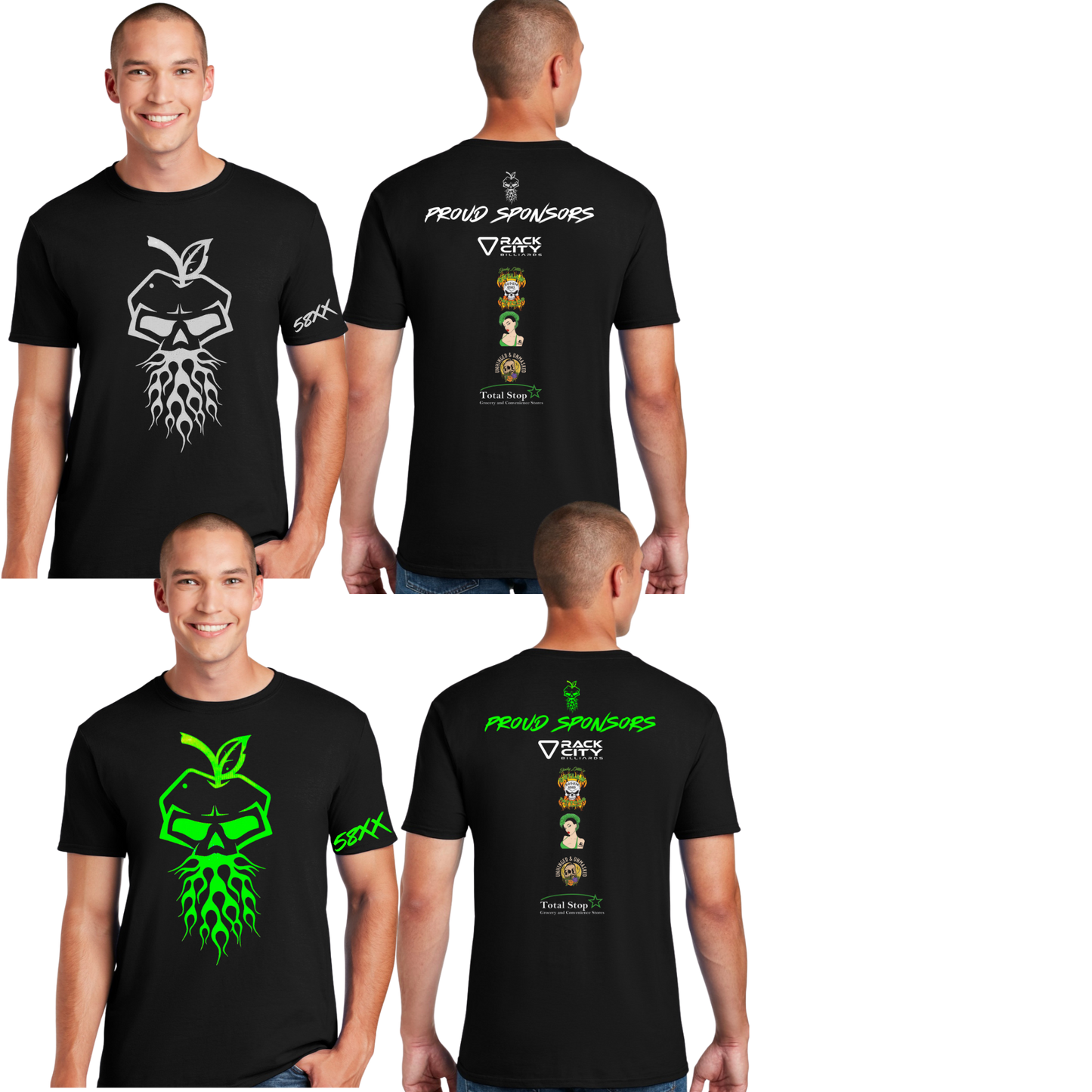 Bad Apple- Large Logo Tshirt