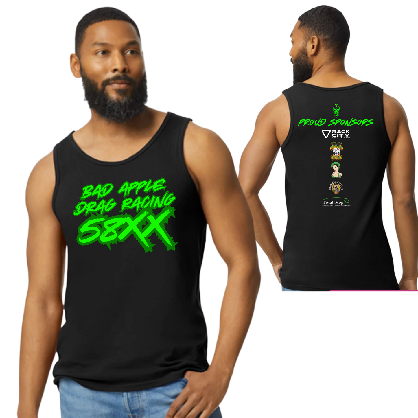 Bad Apple Men’s Specialty Tank Top- Black-58XX