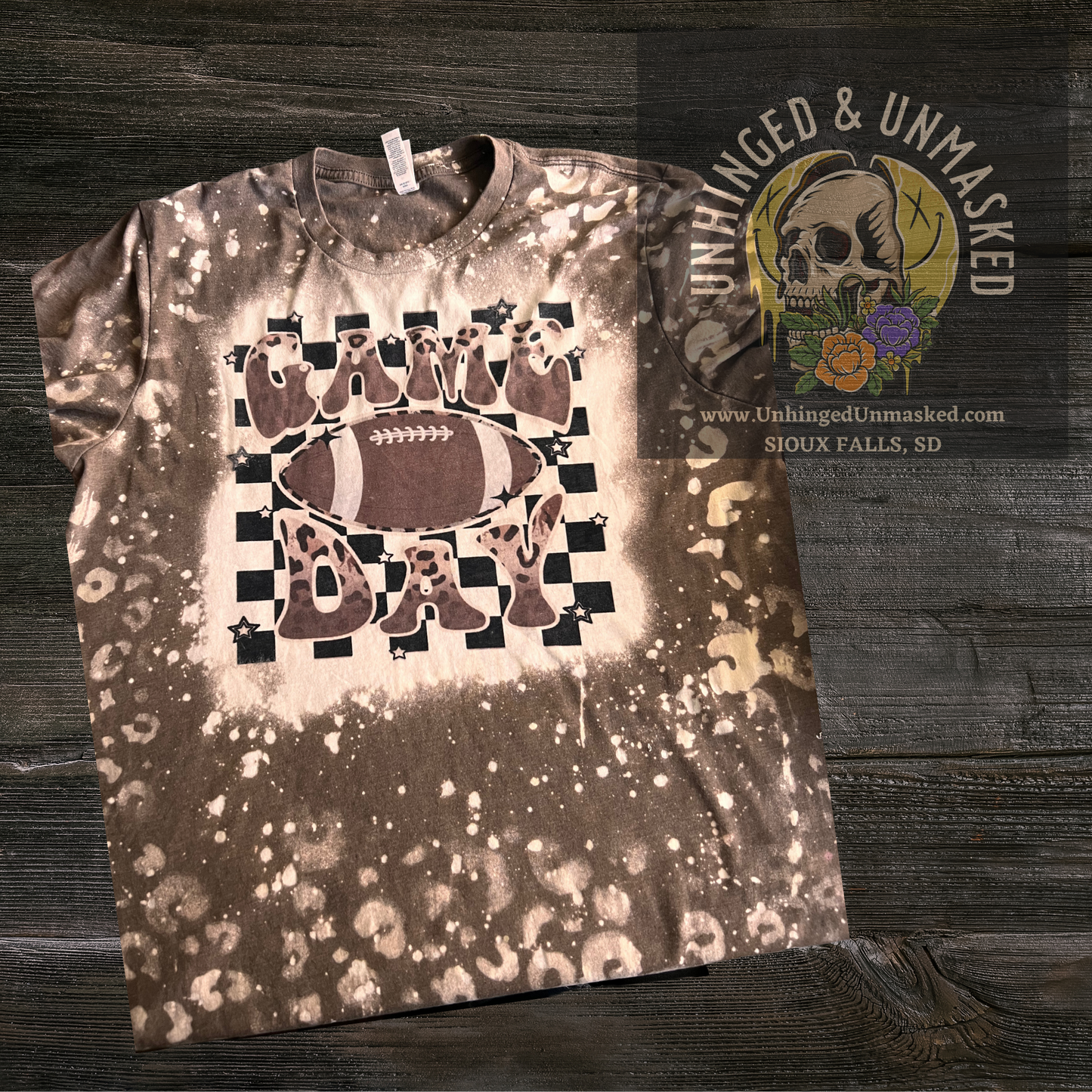 Game Day leopard letters (football)