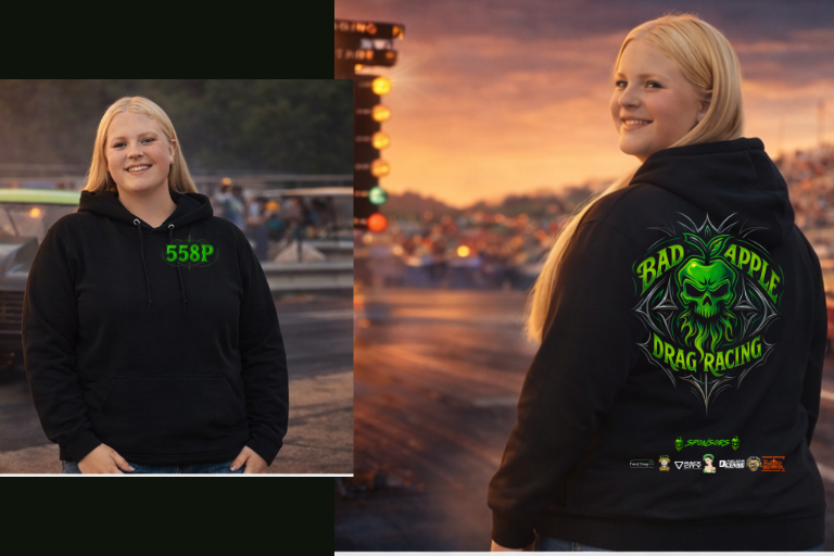 Bad Apple-2026-POCKET WITH BACK MAIIN LOGO -HOODIE
