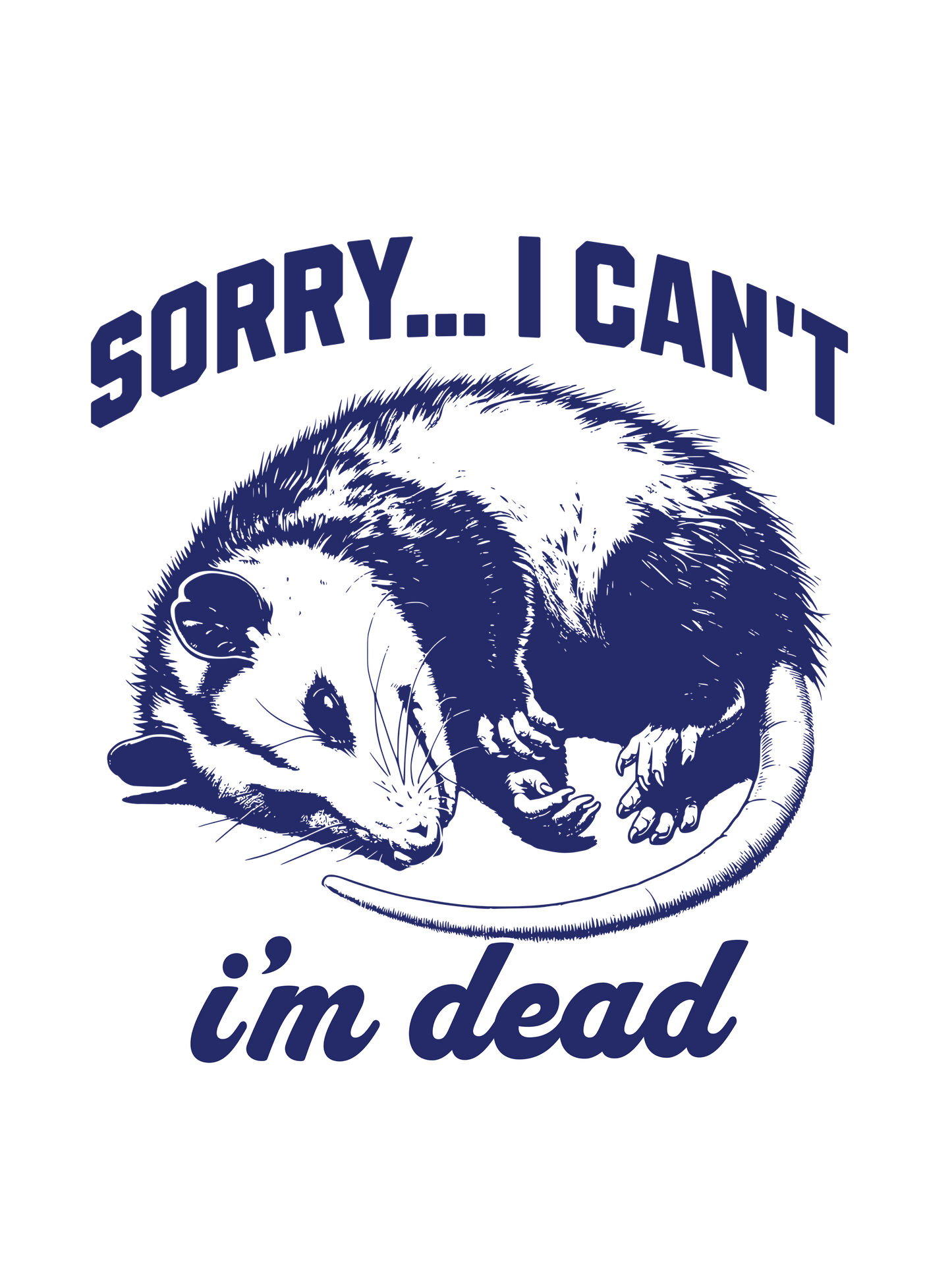 Sorry I can’t I’m dead