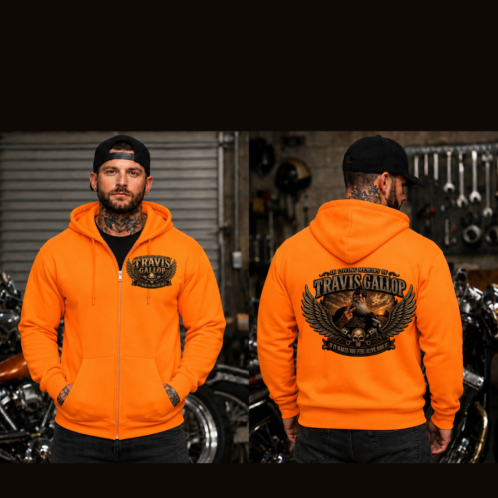 Travis Gallop Memorial-High Viz Orange