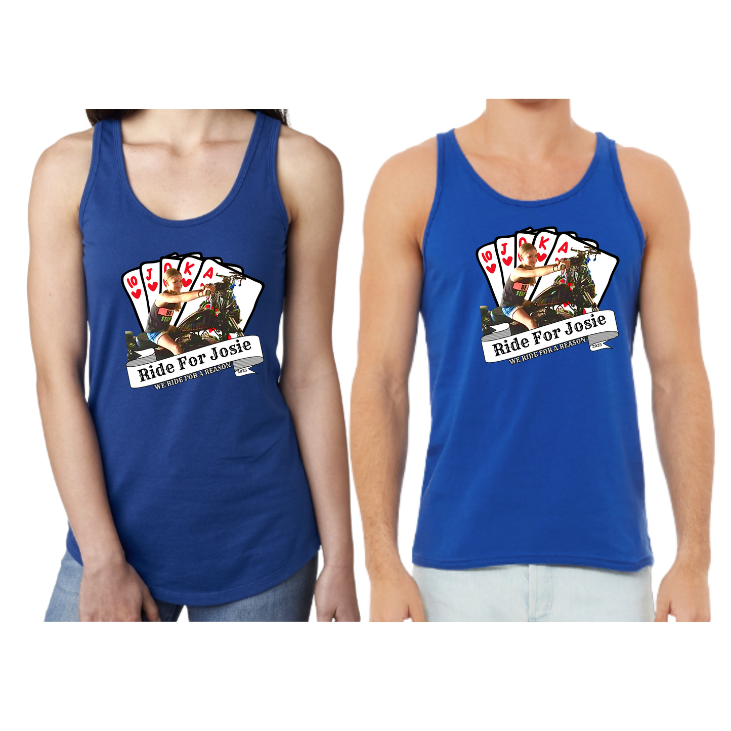 Ride for Josie- Poker Run Tank Top