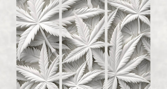 Marijuana in white Tumbler