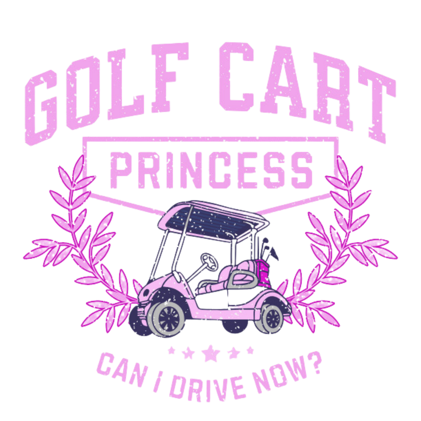 Golf cart princess