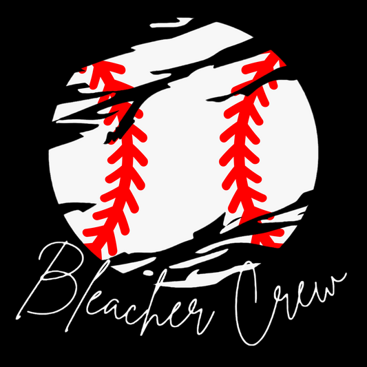 Bleacher crew baseball distressed