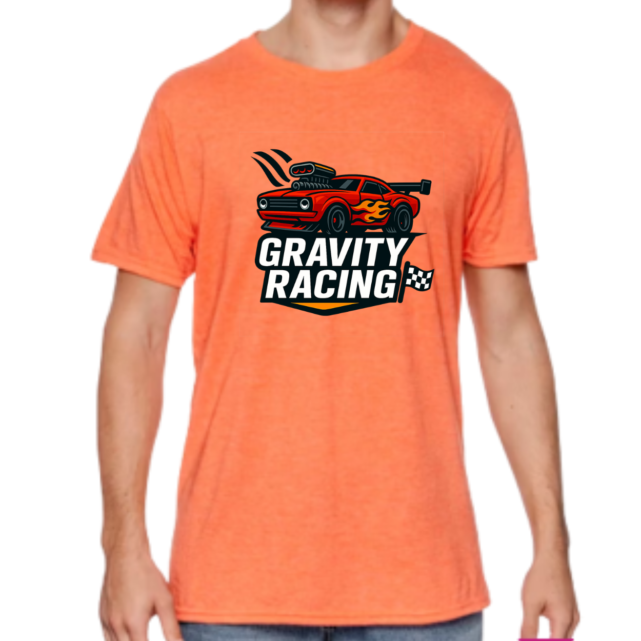 Gravity Racing- Orange Tshirt