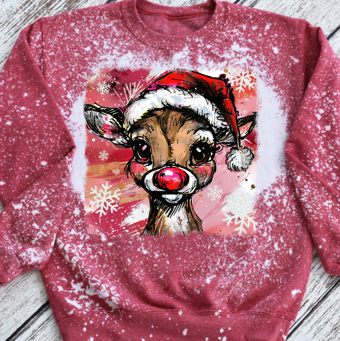 Rudolph— Bleached Crew Neck