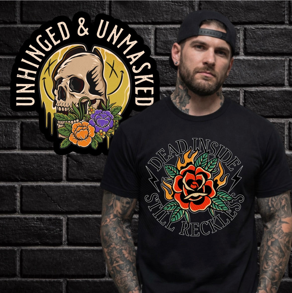 Dead Inside Still Reckless(unisex)
