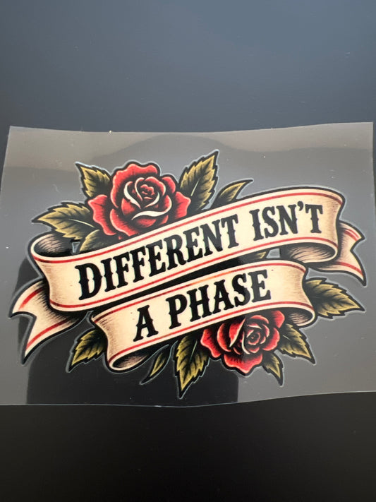 UV Different isn’t a phase