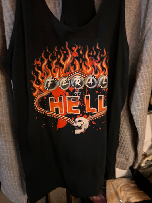 Feral as hell tank top XL (runs small)