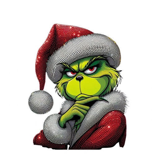 Antisocial grinch antisocial words are in white