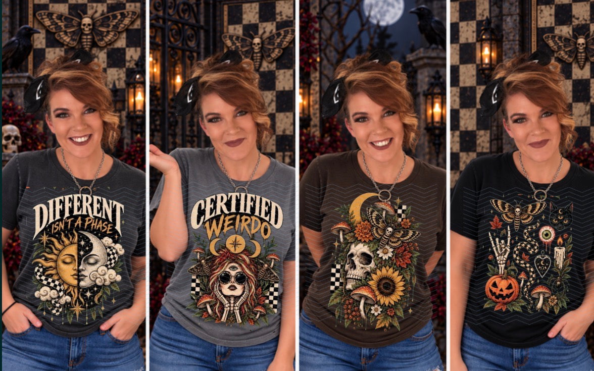 2026 Whimsy Halloween Drop-black Tshirts only (Copy)