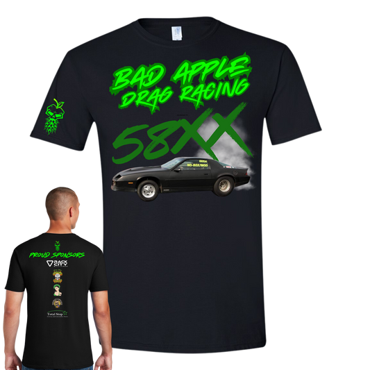 Bad Apple- Specialty Graphic Tee- 58XX profile car- sleeve logo Retail