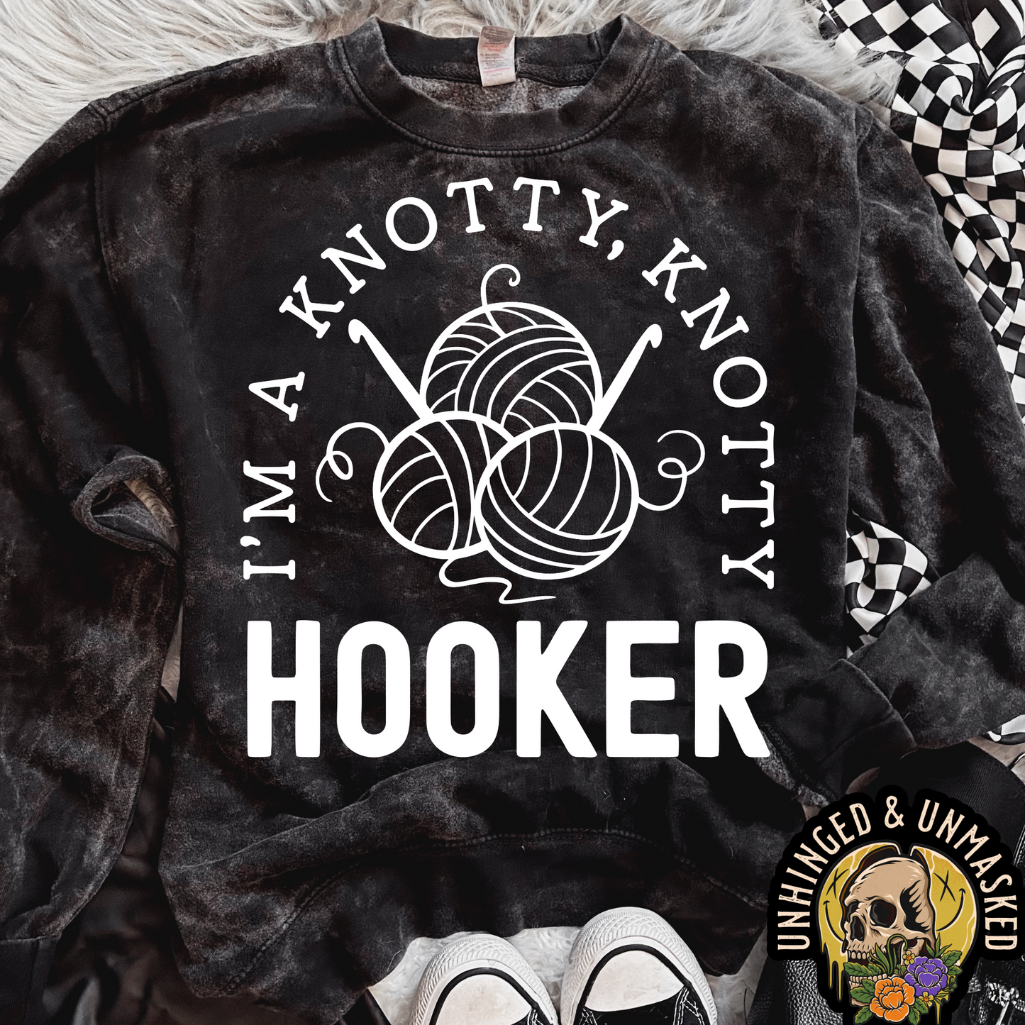 Tashi B- Knotty Hooker-Crew Neck