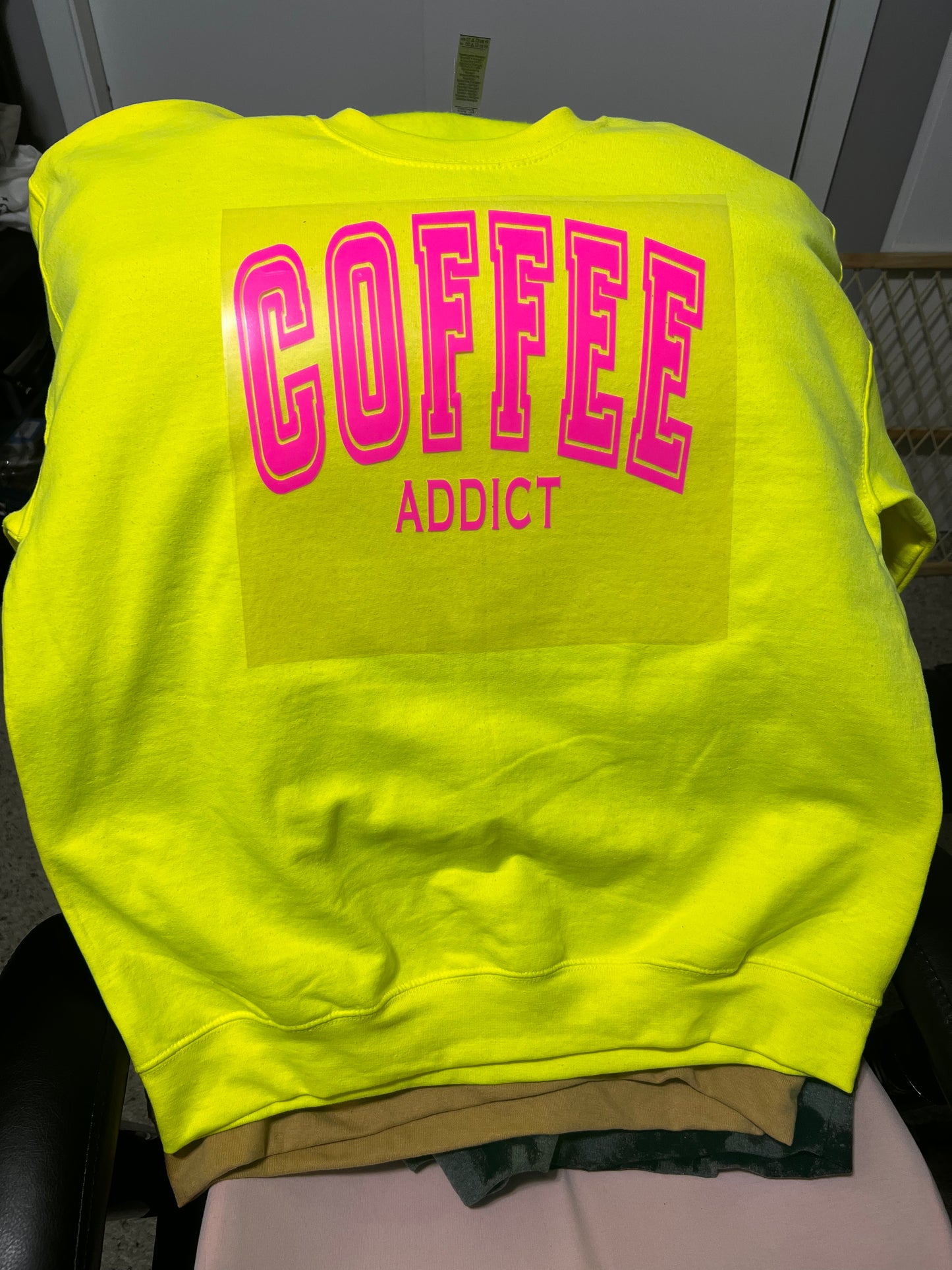 Coffee Addict bright pink