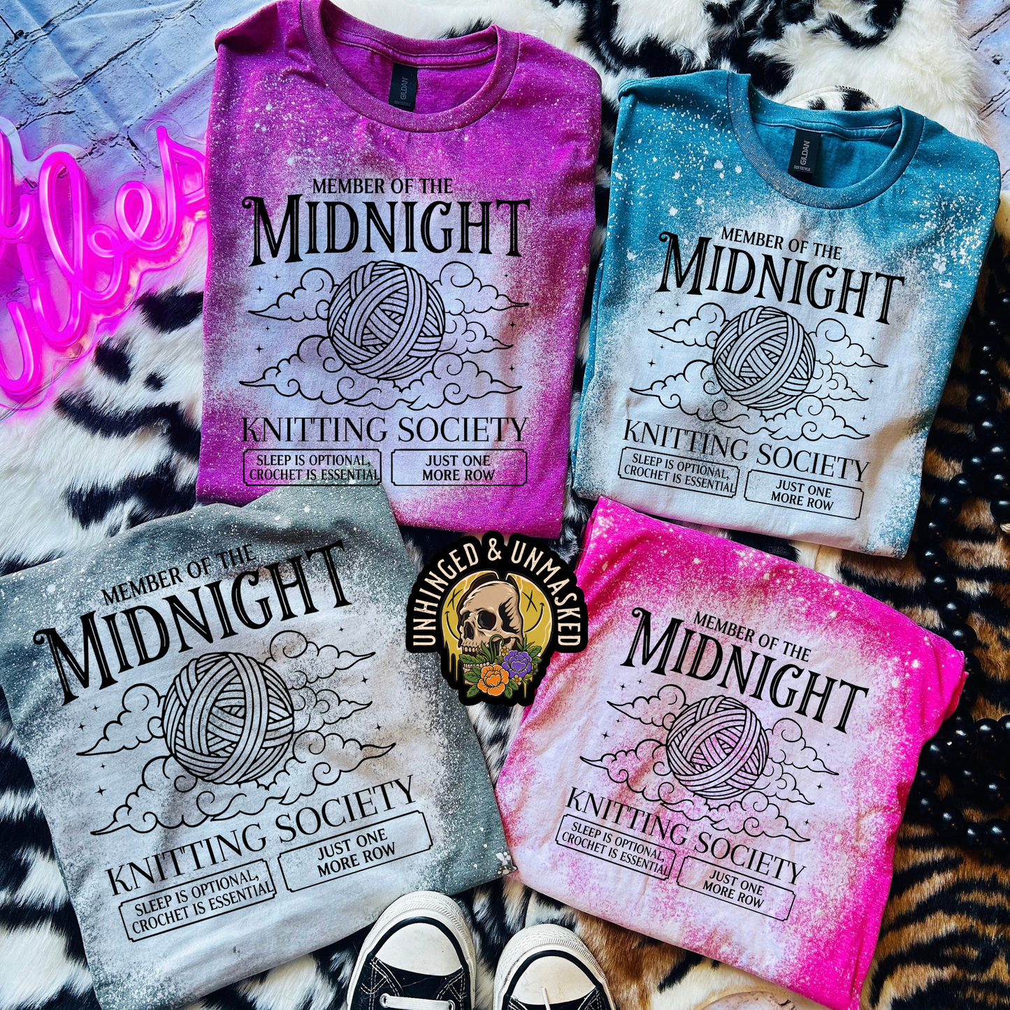 Tashi B- Midnight Knitting Society- Bleach