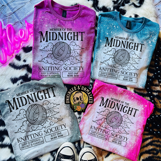 Tashi B- Midnight Knitting Society- Bleach