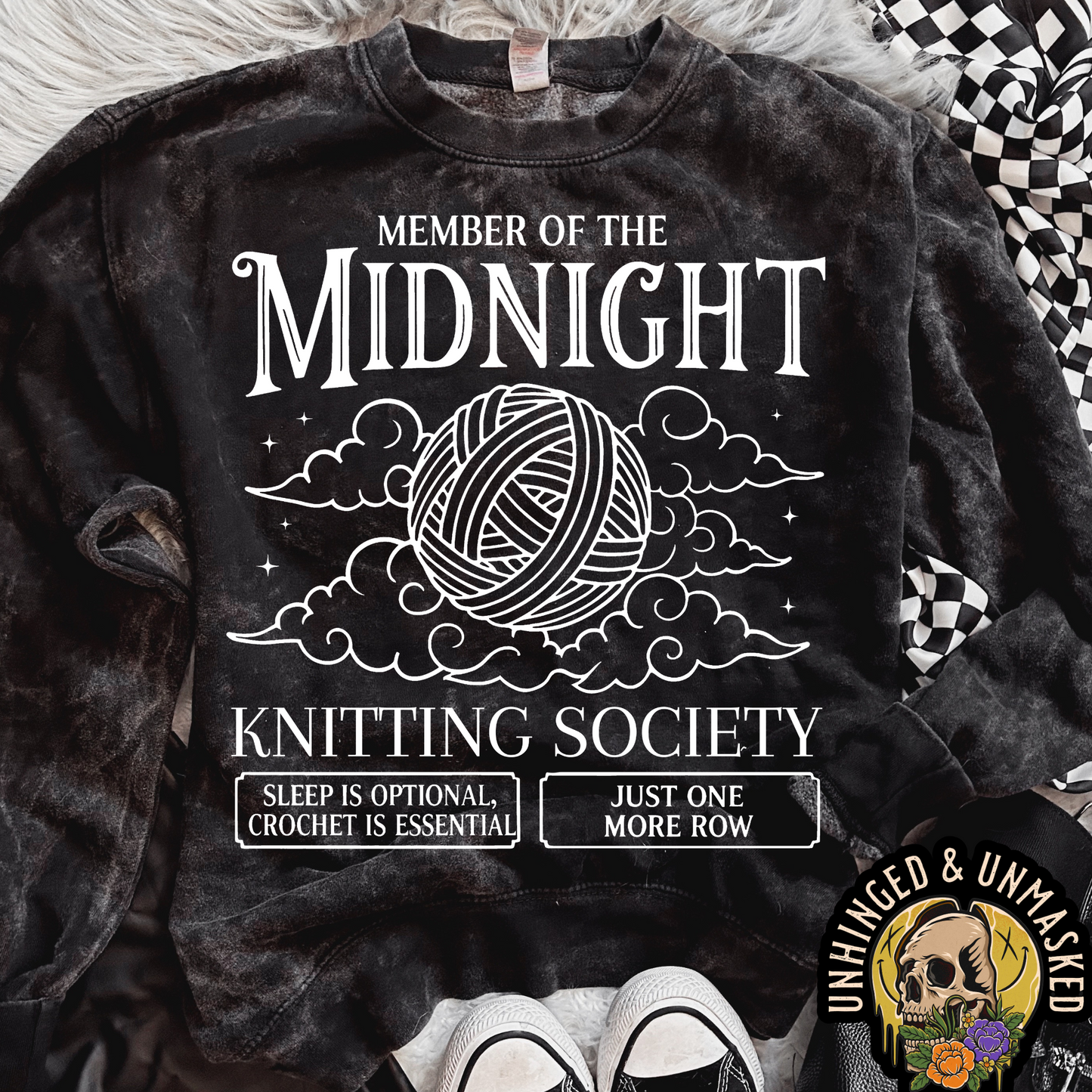 Tashi B- Midnight Knitting- Premium Crew Neck
