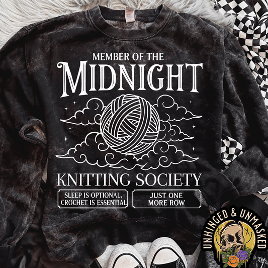 Tashi B- Midnight Knitting- Premium Crew Neck