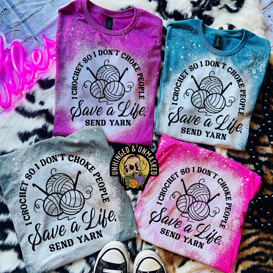 Tashi B-Save a life, send yarn- Bleach