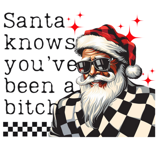 Santa knows you’ve been a bitch