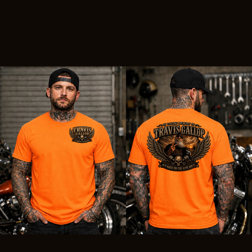 Travis Gallop Memorial-High Viz Orange