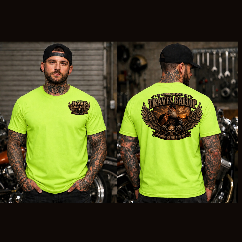 Travis Gallop Memorial-High Viz Green