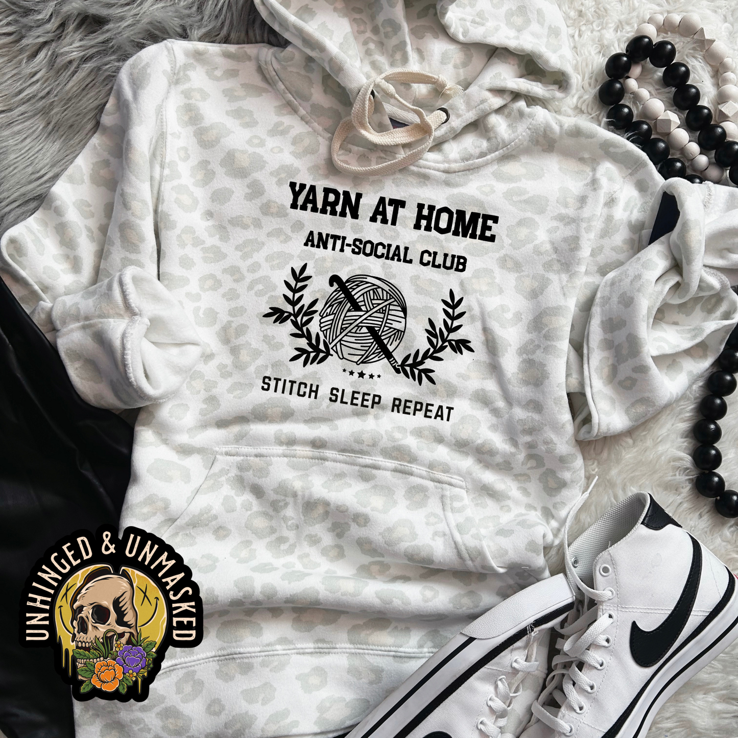 Tashi B-Yarn At Home- Premium Hoodie