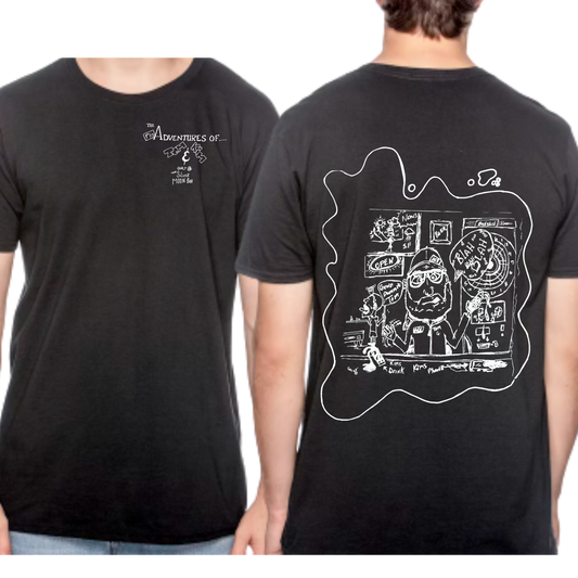 Silver Moon- Black unisex tshirt