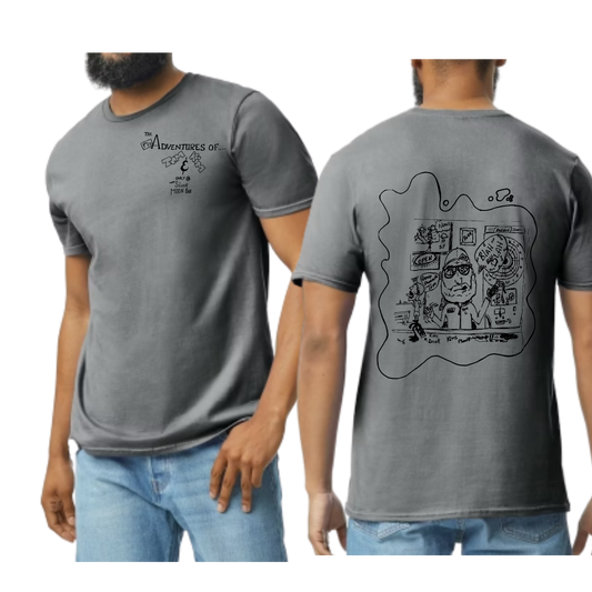 Silver Moon- Charcoal unisex tshirt