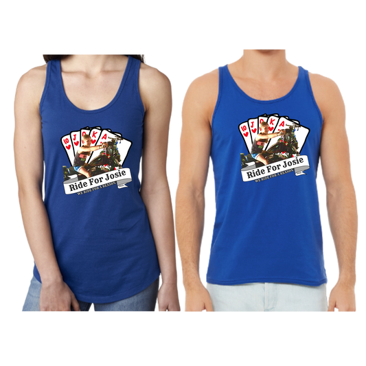 Ride for Josie- Poker Run Tank Top