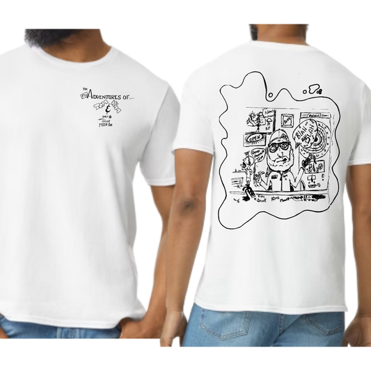 Silver Moon- White unisex tshirt